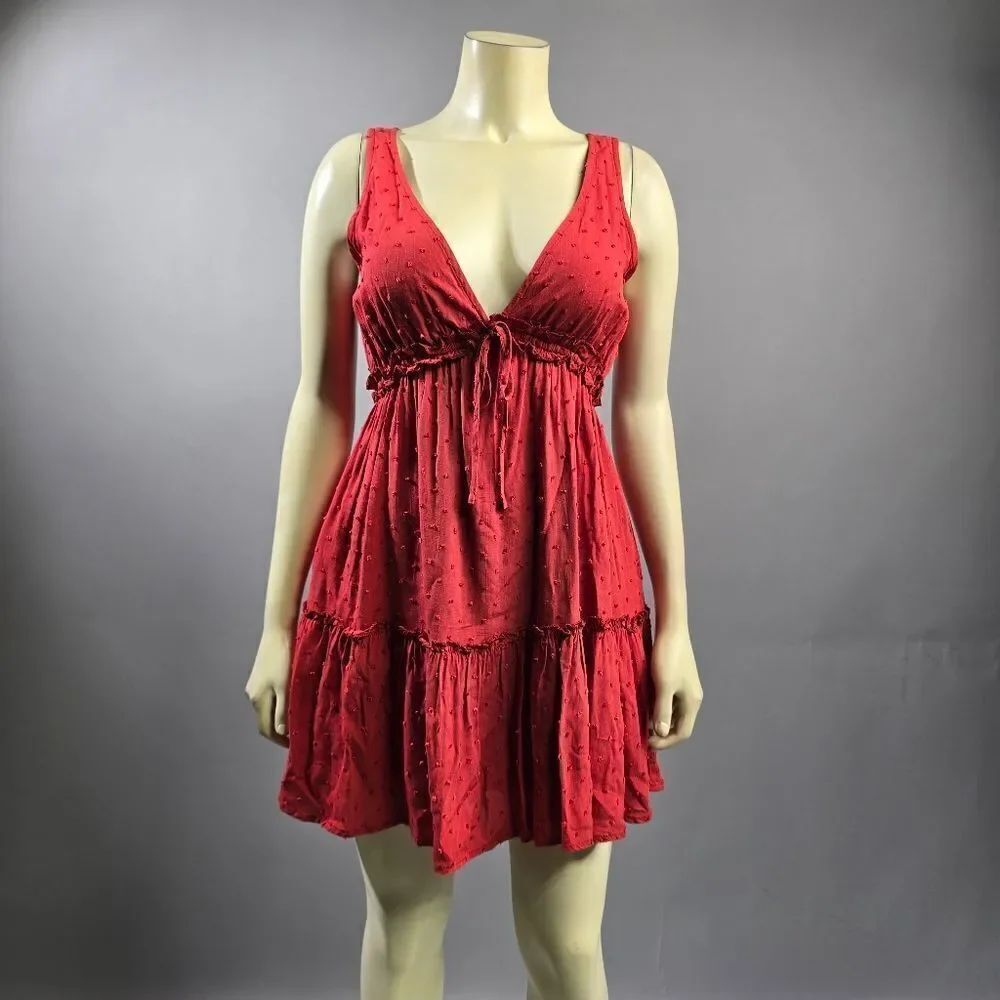 Lulus Elegant Red Sleeveless Dress R7